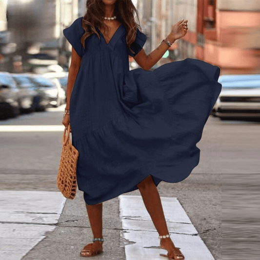 Silvia – Elegantes Kleid mit Bauchbedeckung