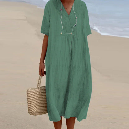Diane – Elegantes Sommerkleid mit Bauchbedeckung