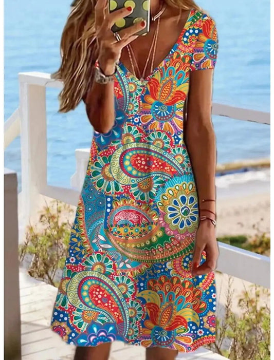 Divina – Leichtes Sommerkleid mit Blumenprint