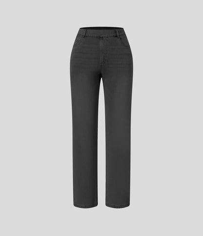 LUSSO™ | Bequeme Hose mit Hohem Bund und Elastischem Material