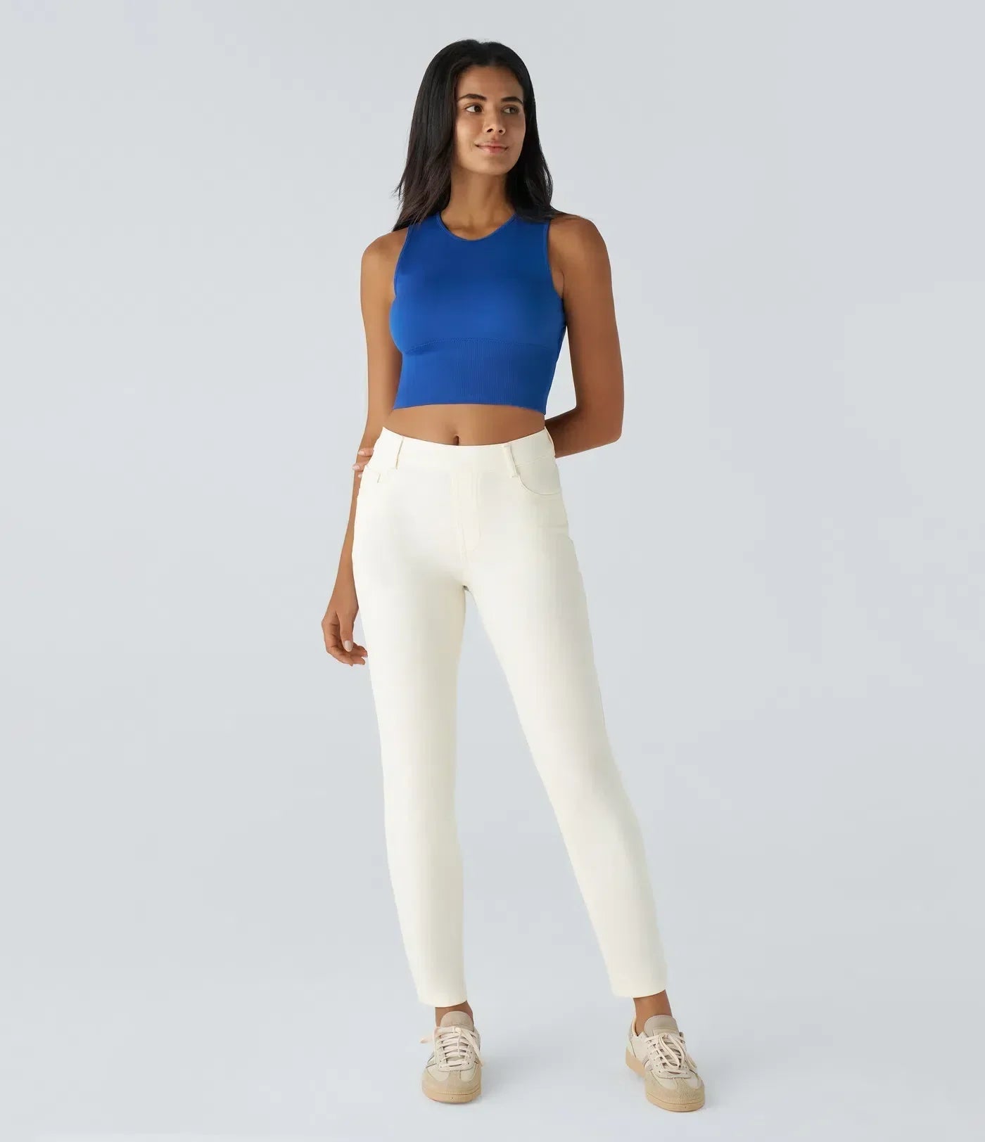 LUSSO™ | Bequeme Hose mit Hohem Bund und Elastischem Material