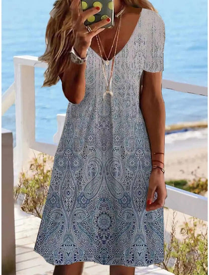 Divina – Leichtes Sommerkleid mit Blumenprint