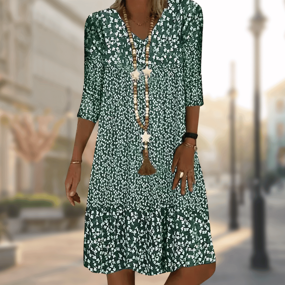 Diana – Klassisches Blumenkleid