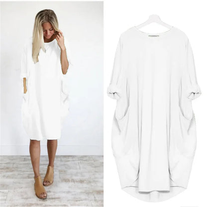 Helena – Elegantes Kleid mit Rundhalsausschnitt