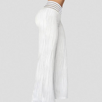 LUSSO™ – Elegante Plissé Hose Mit Streifenbund