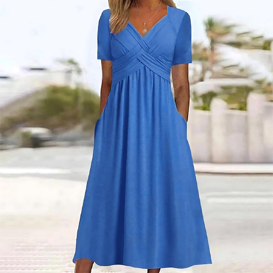 Jasmine – Elegantes Midi Kleid