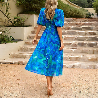 Viktoria – Maxikleid mit Blumenprint