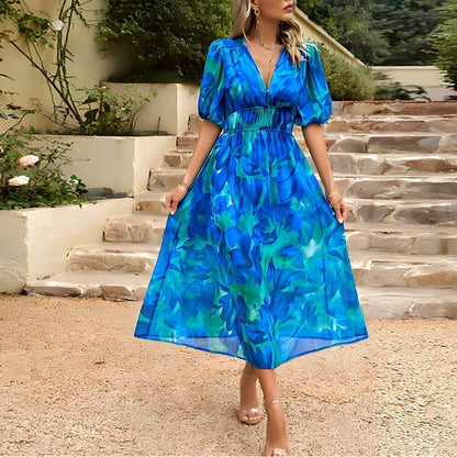 Viktoria – Maxikleid mit Blumenprint