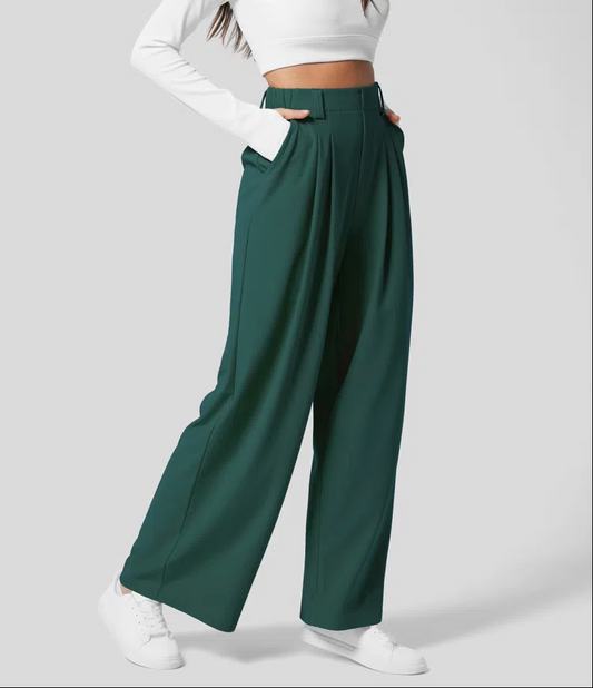 LUSSO™ | Komfortable und figurformende Hose | Dunkelgrün