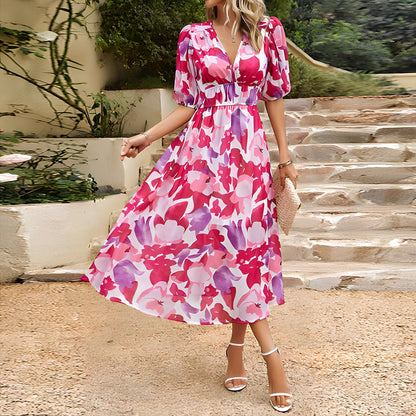 Viktoria – Maxikleid mit Blumenprint