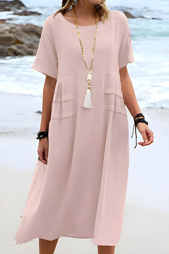 Clarisse – Elegantes Kleid mit Bauchbedeckung