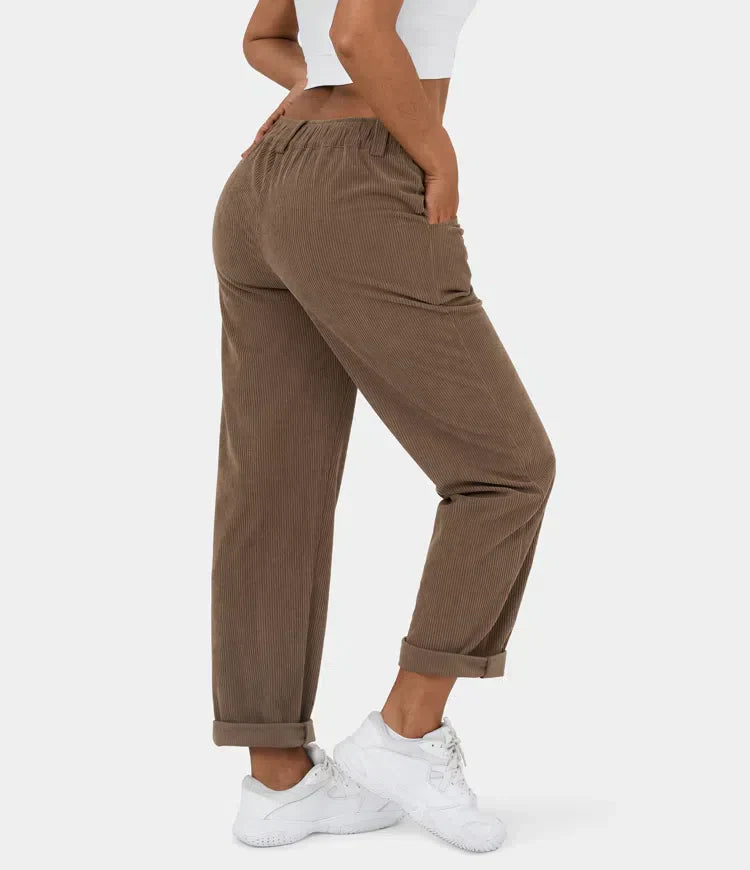 LUSSO™ – Figurbetonte Relaxhose mit weitem Bein