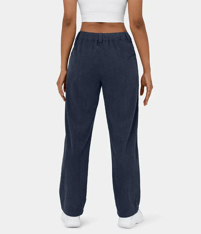 LUSSO™ – Figurbetonte Relaxhose mit weitem Bein