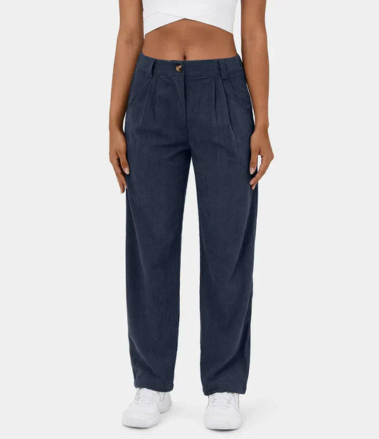 LUSSO™ – Figurbetonte Relaxhose mit weitem Bein