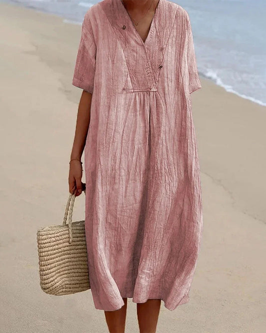 Diane – Elegantes Sommerkleid mit Bauchbedeckung