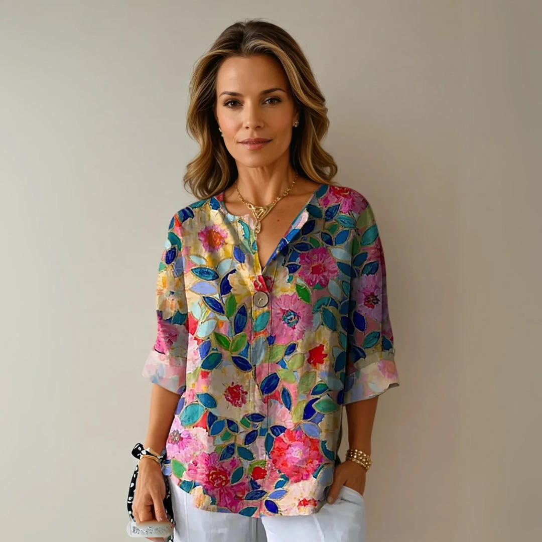 Giovanna – Zeitlose Vintage-Bluse