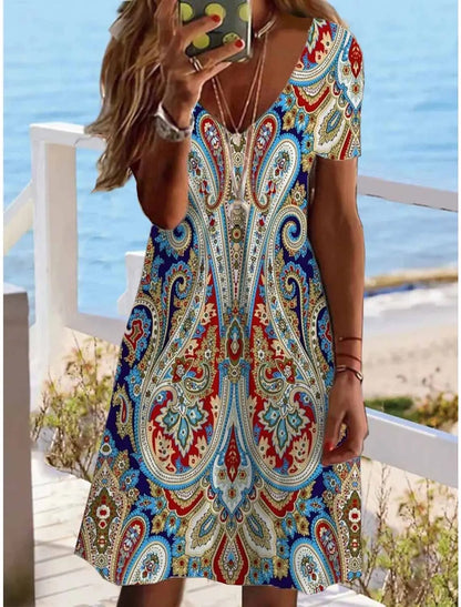 Divina – Leichtes Sommerkleid mit Blumenprint