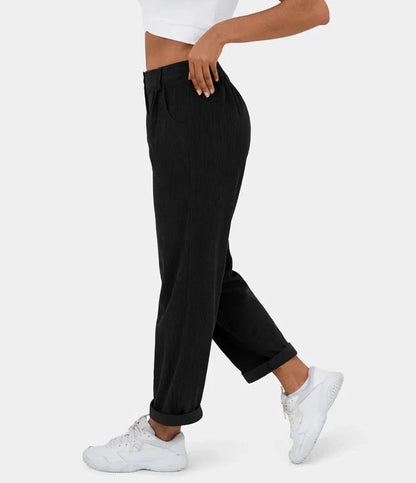 LUSSO™ – Figurbetonte Relaxhose mit weitem Bein